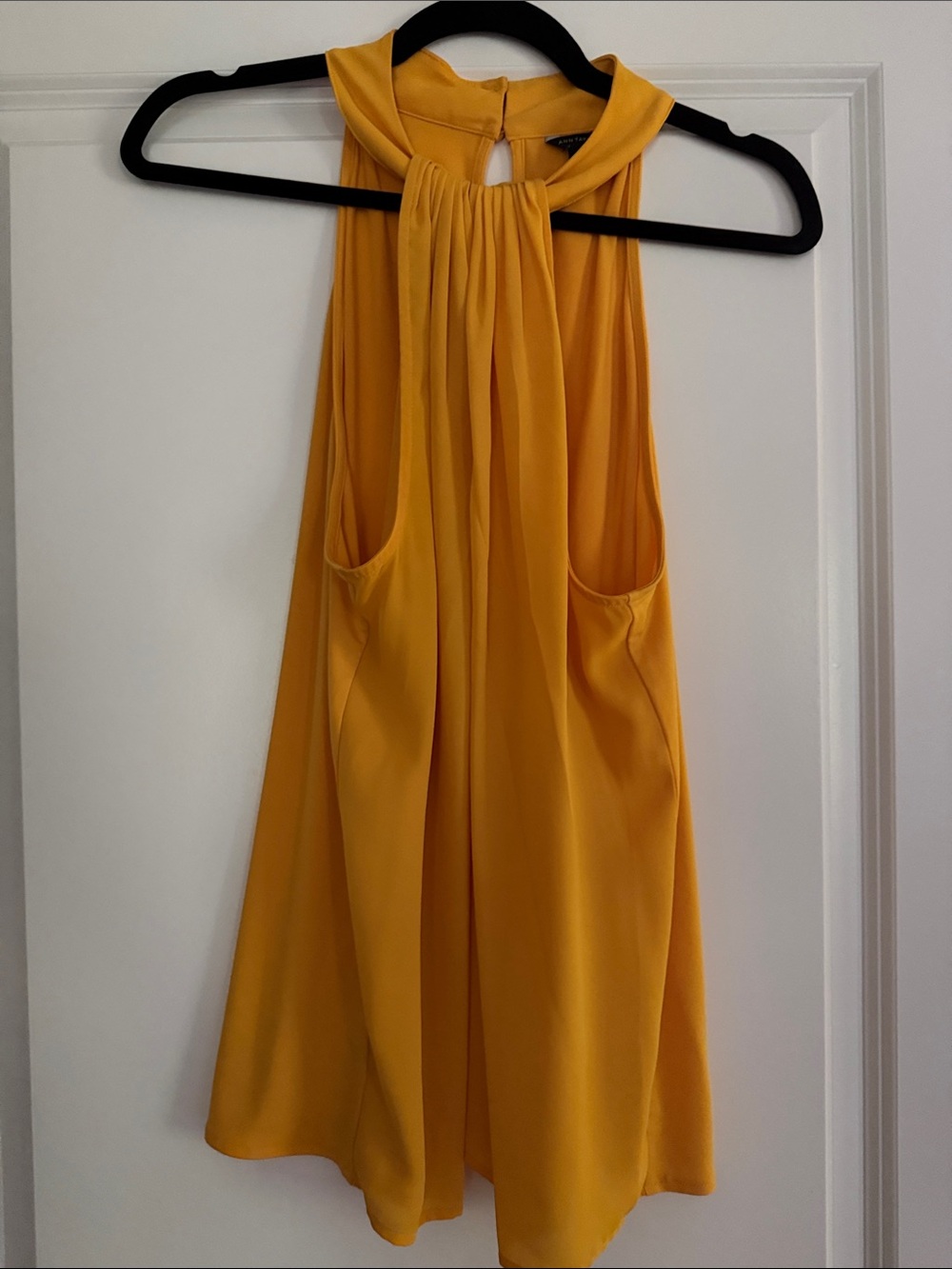 Ann Taylor Yellow Halter Neck Women's Top